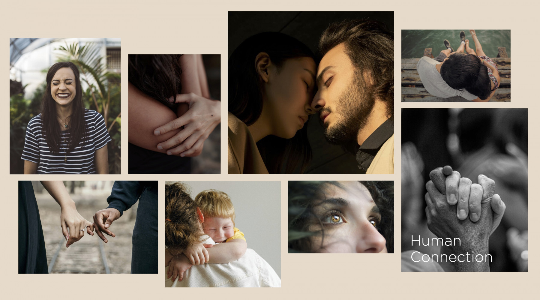 Human connection moodboard