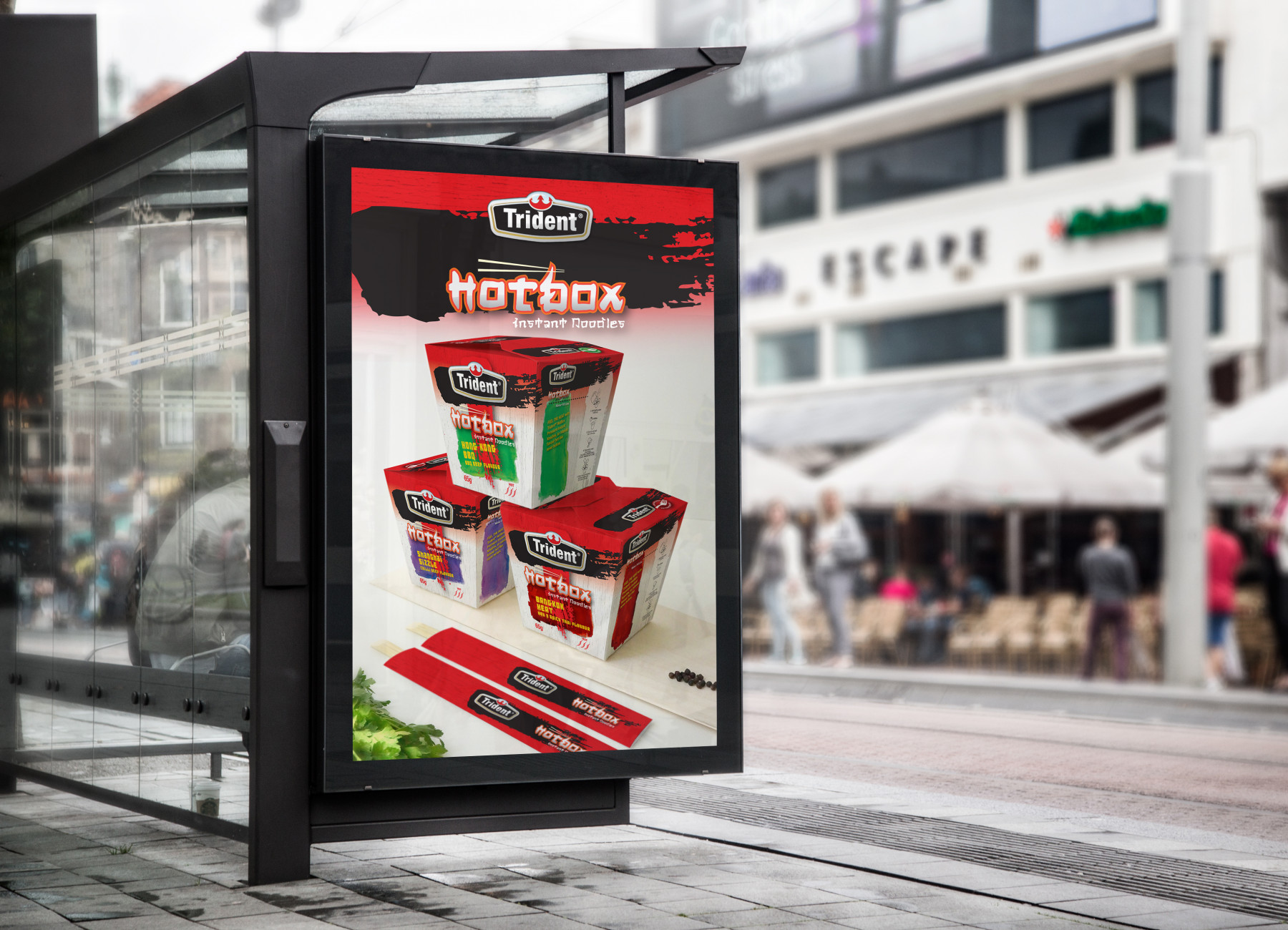 Trident Hotbox Bus Stop Billboard